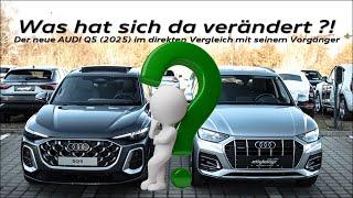 Der neue Audi Q5 (2025) der 3. Generation im direkten Vergleich mit seinem Vorgänger (2024)