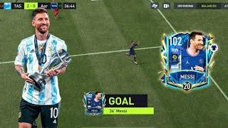 LIONEL CHAMPION MESSI 102 RATED REVIEW | THE GOATED RW IN FIFA MOBILE 22