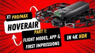 HoverAir Pro/Max Drone: Flight Modes, App, Audio Recording, and First Impressions and One Crash