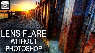 How to create lens flare WITHOUT Photoshop