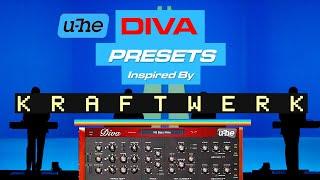 U-He DIVA: KRAFTWERK Inspired PRESETS [Werk-Station Soundbank for DIVA 80 Sounds]