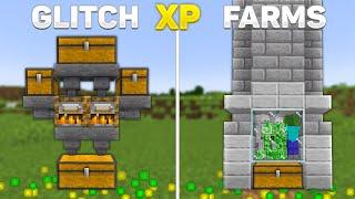 TOP 4 BEST XP FARMS in 1.21 Minecraft Java/Bedrock | xp glitch minecraft 1.21