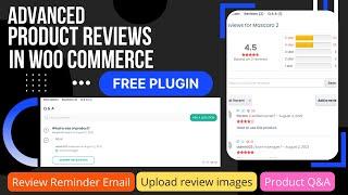 Advanced Product Reviews in WooCommerce | WooCommerce Product Reviews | WooCommerce Tutorial