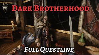 Skyrim Dark Brotherhood Questline - Stealth Action Gameplay (All Contracts and Bonuses) PC Modded