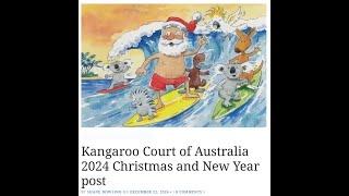Kangaroo Court of Australia 2024 Christmas and New Year post