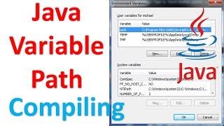 How to set Java variable path in windows 10 | Compiling Java Program