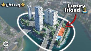 This is the most EXCLUSIVE Island in the city | Cities Skylines 2