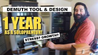 HOME MACHINE SHOP TOUR! Demuth Tool & Design: First Year as Self-Employed!