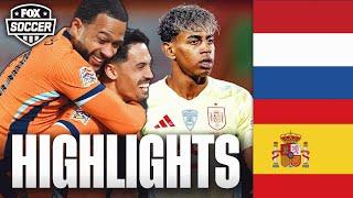 Netherlands vs. Spain UEFA Nations League Highlights | FOX Soccer