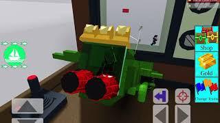 Playing build a (boat for treasure )with my cousin in roblox