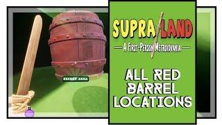 Supraland All Red Barrel Locations (All Red Skill Barrels)