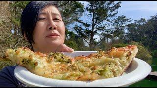 Zeene Eatz & Rates Inside Out's Broccoli Pizza @ Arizmendi Bakery & PIzzeria