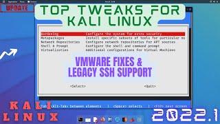 kali-tweaks - how to customize kali linux in 2022 | What's new in Kali Linux 2022.1 update