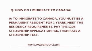 How Do I Immigrate To Canada?