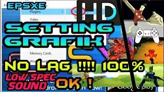 How to Setup ePsxe ps1 emulator no graphic no lag low cpu works 100%