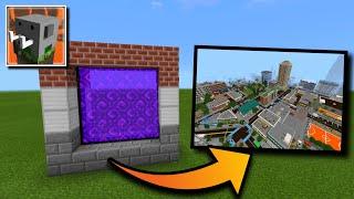 How to make a Portal to City Dimension in Craftsman: Building Craft