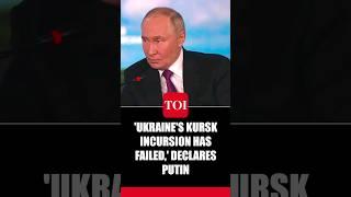 'Aim For Donbass': Putin Orders Russian Forces | 'Ukraine’s Kursk Incursion Failed'