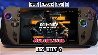 ROG Ally X| COD Black Ops 6 Multiplayer Mode| 1080P Medium Setting|