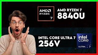 AMD Ryzen 7 8840U vs Intel Core Ultra 7 256V Comparison