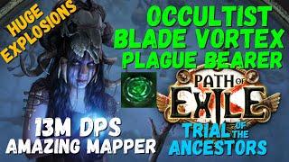 POE 3.22, 3.24 Occultist Blade Vortex Poison Build, Amazing Mapper, Huge Explosions (3.24 POB)