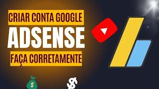 Criar Conta Google Adsense para YouTube [SEM ERROS)