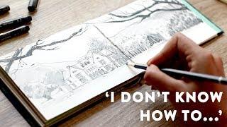 'Not Good Enough' to Art Journal · Perfectionism and Art Journalling When You Can't Draw