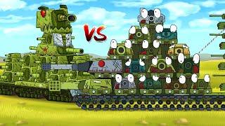 The Great Confrontation  KV 44 vs KV 54 - Cartoons about tanks