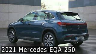 2021 Mercedes EQA 250 || Interior & Trunk, Road Driving, Charging Procedure // Denim Blue Version