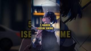 5 Harem Isekai Anime with OP Main Character  Part-1 #anime #shorts #mushokutensei