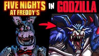 What if FNAF ANIMATRONICS were GODZILLA MONSTERS?! (Lore & Speedpaint)