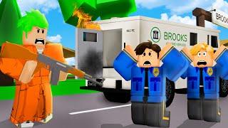 ARMORED CAR HEIST TURNED BRUTAL! Brookhaven RP - Roblox