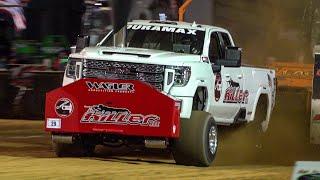 INSANE Super Stock Diesel Truck Pulling 2025: The Pullers Championship (friday) Multi Turbo Diesels!