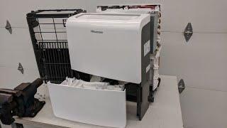 Look inside Hisense Dehumidifier Model # DH10019TP1WG
