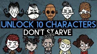 Unlock 10 Characters in an hour! - DON'T STARVE XP FARM