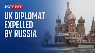 Russia expels British diplomat for 'spying'