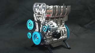 How to build Car Engine Assembly Kit - Full Metal 4 Cylinder