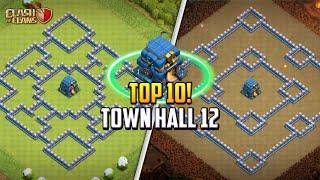 TOP 10! Town Hall 12 (TH12) Trophy/Hybrid/Farming Base Layout + Copy Link 2024 | Clash of Clans