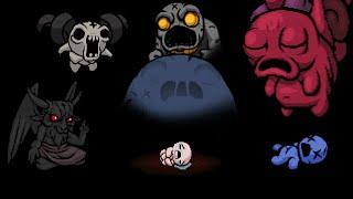 The Binding Of Isaac Afterbirth And Rebirth All Bosses Compilation (No Boss Rush)