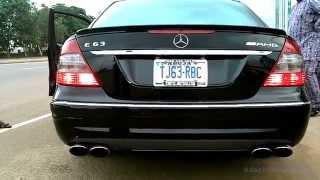 Mercedes Benz E63 AMG TJ Burnout In Abuja Nigeria