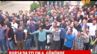 Bursa'da Eylem 6  Gününde  20 Mayıs 2015