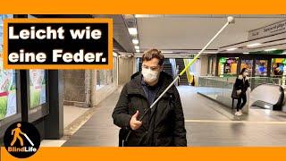 Gesetzlich blind mit einem Carbon Blindenstock nach Berlin | Mr. BlindLife