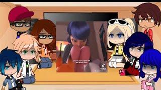 MLB react to sad Marinette and Adrien