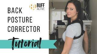 How To Wear a Posture Corrector | BUFF ACTIVE | Tutorial