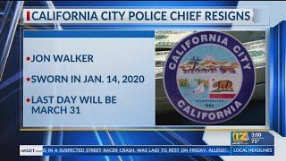 California City police chief Jon Walker to resign