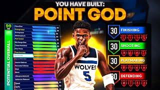 *NEW* 2-WAY DEMIGOD BUILD in NBA 2K25 is UNREAL! (0 CAP BREAKERS NEEDED) best build 2k25