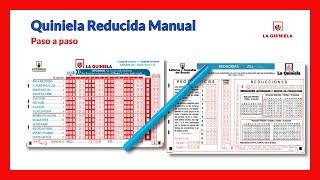 ¿Cómo hacer una quiniela reducida manual?