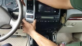 Aca / toyota landcruiser prado / stereo panel removal