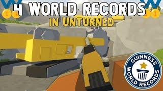 Breaking 4 Unturned Speedrun World Records in 1 Video 