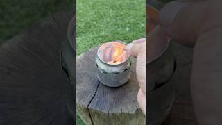 Survival Skills:1$ Alcohol Stove #survival #camping #bushcraft #outdoors #lifehacks