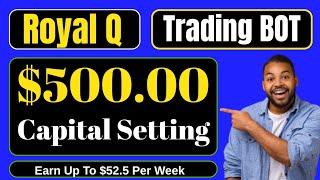 How to Use Royal Q Bot with $500 Capital | Smart Spot Trading Setup
